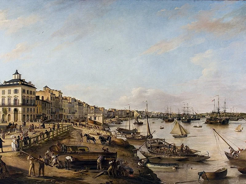 1745-Pierre Lacour - Sul Quai des Chartrons, Bordeaux